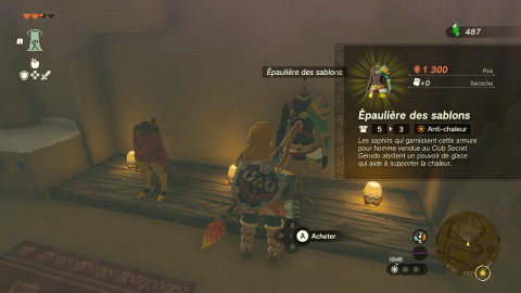 The Gerudo Zelda Tears of the Kingdom Secret Club: how to enter this shop?