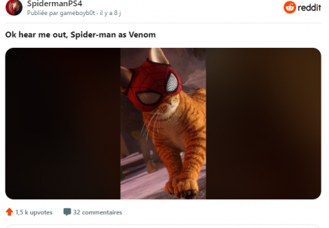Mystère Marvel’s Spider-Man 2 : Venom devient un meme sur Internet et les joueurs s’en amusent beaucoup
