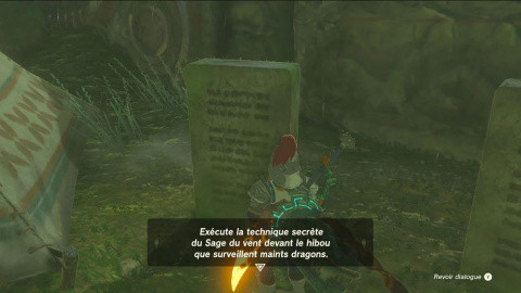 Sous la garde des dragons Zelda Tears of the Kingdom : comment résoudre l'énigme de la stèle ?