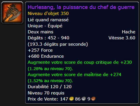 Cette arme légendaire de WoW est revenue avec un secret enfin découvert par les fans !