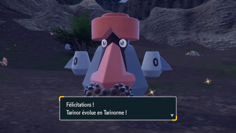 Tarinor DLC Pokémon Écarlate & Violet : comment le faire évoluer en Tarinorme ?