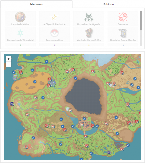 Carte interactive DLC Pokémon Écarlate et Violet : trouvez les Pokémon de vos rêves grâce à ces outils !