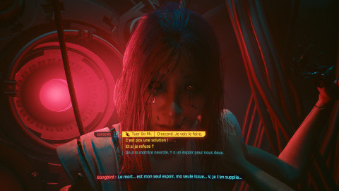 Somewhat Damaged Cyberpunk 2077 : quel choix faut-il faire avec Songbird ?