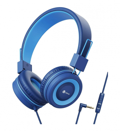 Casque audio pour enfants, PowerLocus P2, Casque Pliable Bluetooth - Bleu - Casque  audio - Achat & prix