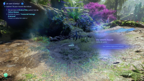 Un vent d'amour Avatar Frontiers of Pandora : Sur quelle île se trouve la personne recherchée par Tawuk ?