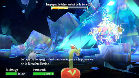 Terapagos Pokémon Écarlate et Violet : comment battre le légendaire du DLC 2 Le Disque Indigo ?