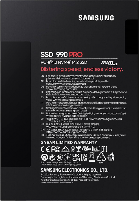 Ils profitent de la chute folle du marché combiné aux soldes pour acheter l'un des meilleurs SSD au monde, le Samsung 990 Pro de 2 To, à un prix démentiel