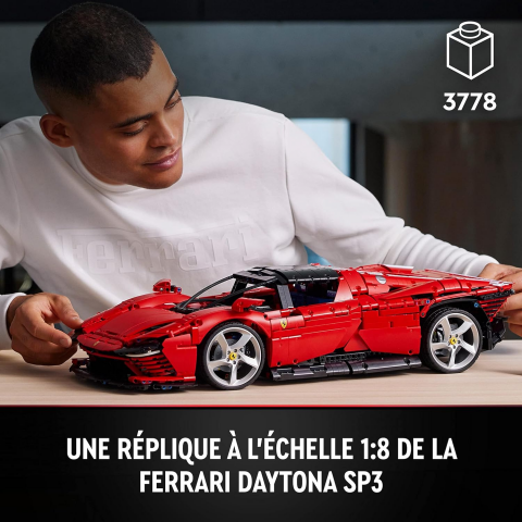 En promo, le LEGO Ferrari Daytona SP3 incarne un cadeau idéal pour la fête des pères et les fans d’automobile