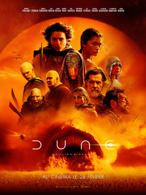 8 films to see at the cinema in February 2024: the return of Dune, a villainous Spider-Man, the new Quentin Dupieux...