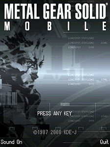 Metal Gear Solid Mobile sur NGAGE