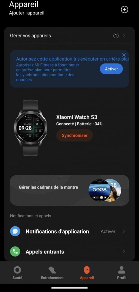 J'ai testé la Xiaomi Watch S3 et l'autonomie de cette montre connectée m'a surprise