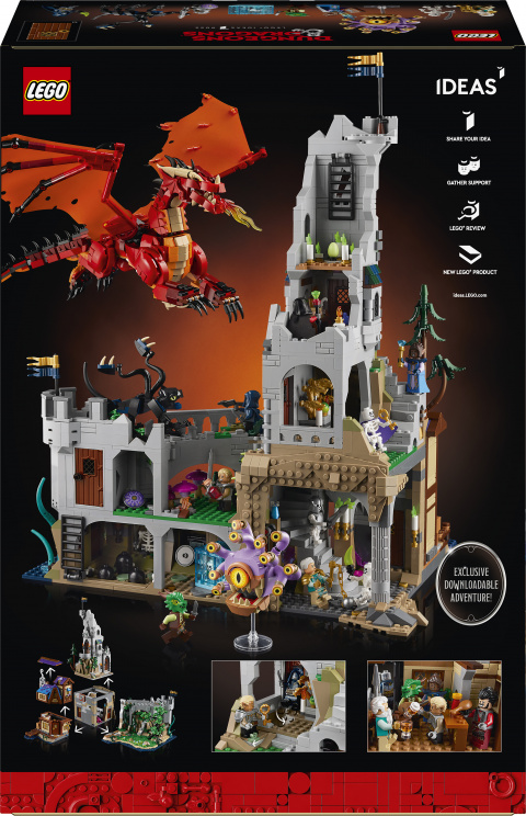 Après 50 ans d’existence, Donjons et Dragons a enfin un LEGO digne de ce nom et il fait déjà partie des plus beaux sets pour adultes