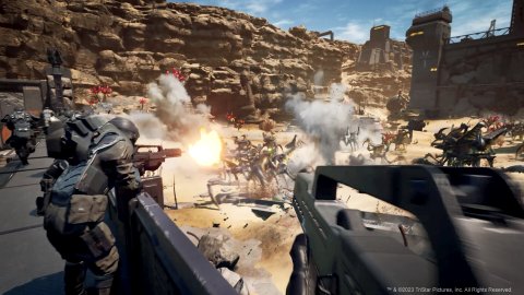 Ce jeu vidéo bourré d'action veut rappeler à Helldivers 2 d'où il puise son inspiration. Il sort cette année sur PS5, Xbox Series et PC