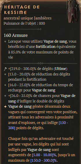 Héritage de Kessime Diablo 4 : Kessime's Legacy... Où trouver ces jambières uniques ?