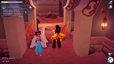 Aladdin et Jasmine Disney Dreamlight Valley : Comment les débloquer et les inviter dans la vallée ?