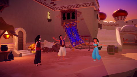 Aladdin et Jasmine Disney Dreamlight Valley : Comment les débloquer et les inviter dans la vallée ?