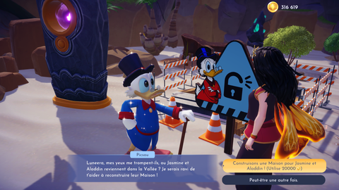 Aladdin et Jasmine Disney Dreamlight Valley : Comment les débloquer et les inviter dans la vallée ?