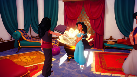 Jasmine Disney Dreamlight Valley : Penstemon montant, Clé de plage, Journal Secret... Toutes les quêtes de la Princesse d'Agrabah