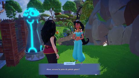 Jasmine Disney Dreamlight Valley : Penstemon montant, Clé de plage, Journal Secret... Toutes les quêtes de la Princesse d'Agrabah