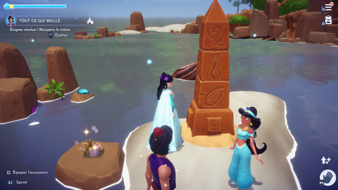 Aladdin Disney Dreamlight Valley : Banane en or, Tapis volant, Stand de gemmes... Toutes les quêtes du Prince Ali