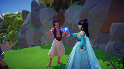 Aladdin Disney Dreamlight Valley : Banane en or, Tapis volant, Stand de gemmes... Toutes les quêtes du Prince Ali