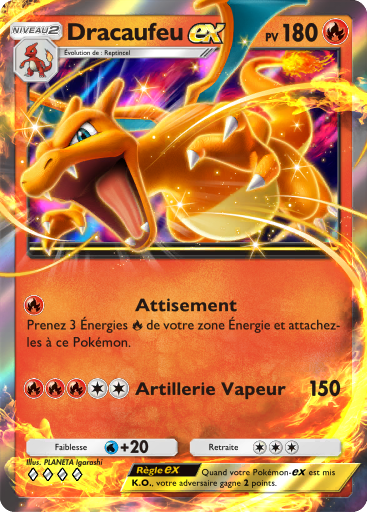 Pokémon Pocket : Un deck Dracaufeu EX Réjouissances Rayonnantes qui brûle