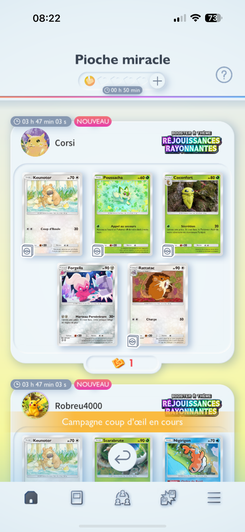 Cet événement vous donne 2 fois plus de chances d'avoir la carte qu'il vous faut sur Pokémon Pocket !