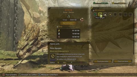 Pièces MH Wilds : Rathian, Chata, Apogée… Comment les obtenir ?