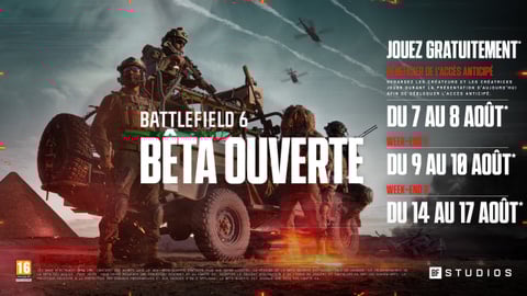 Battlefield 6 : jouez-y gratuitement dans quelques jours seulement grâce à la bêta
