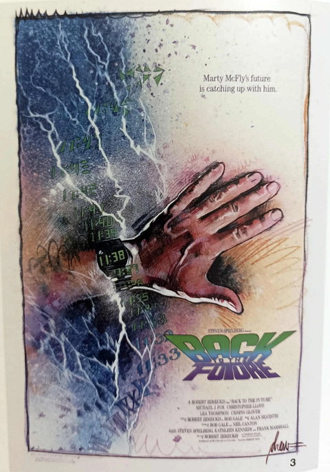 Voilà cinq affiches abandonnées de Retour Vers Le Futur : l'art de voir le même film sous différents prismes