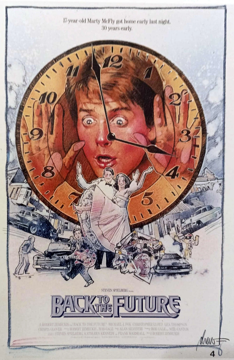 Voilà cinq affiches abandonnées de Retour Vers Le Futur : l'art de voir le même film sous différents prismes