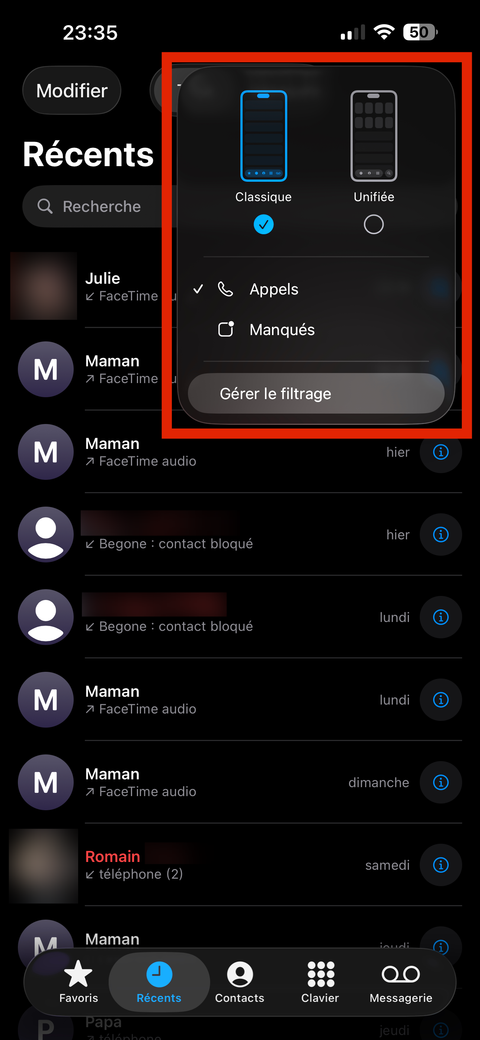 iOS 26 : comment activer le filtrage des messages et appels pour éviter ...