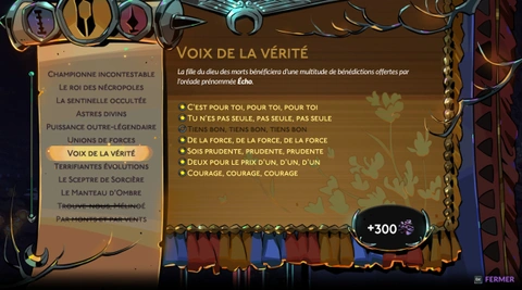 Voix et vanité Hades 2 : Comment déclencher et finir la prophétie de Narcisse et Echo ?