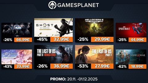 Gamesplanet fait chuter les prix des jeux pendant le Black Friday ! 