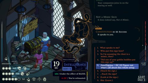 Ce jeu s'inspire de deux chefs d'œuvre notés 19/20 dont Baldur's Gate 3... Cerise sur le gâteau, il est à mourir de rire, vous devez l'essayer !