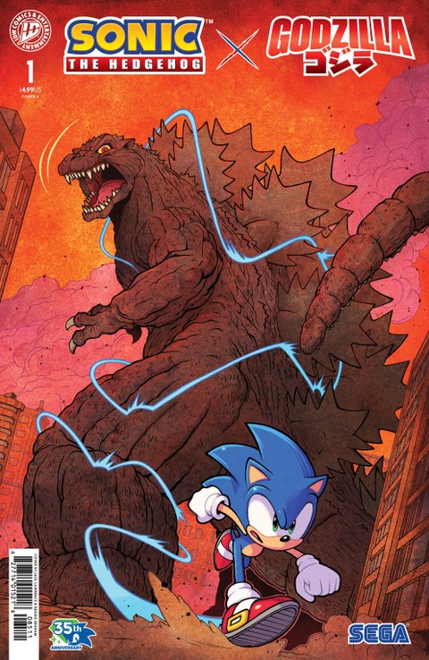 Plus qu'un crossover, un séisme : pourquoi vous devez absolument lire ce comics réunissant Sonic et Godzilla