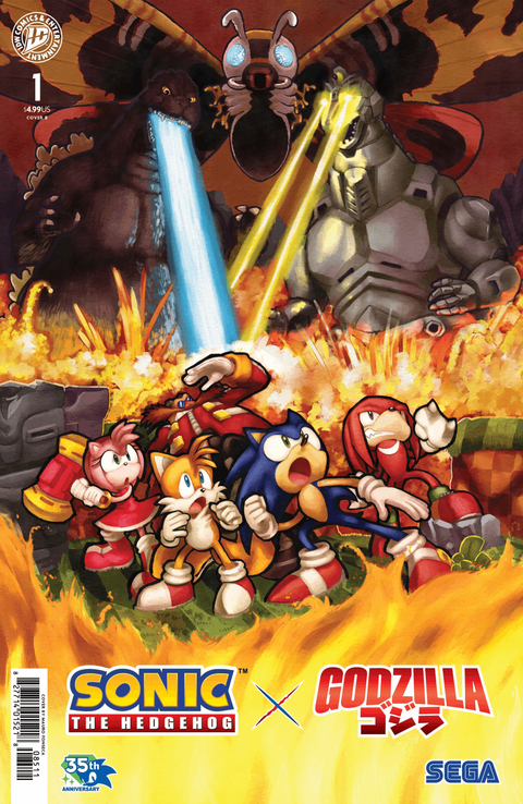 Plus qu'un crossover, un séisme : pourquoi vous devez absolument lire ce comics réunissant Sonic et Godzilla