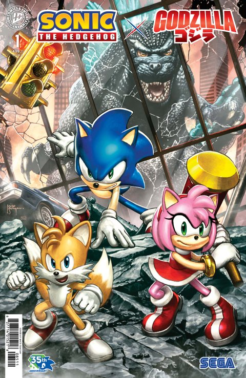 Plus qu'un crossover, un séisme : pourquoi vous devez absolument lire ce comics réunissant Sonic et Godzilla