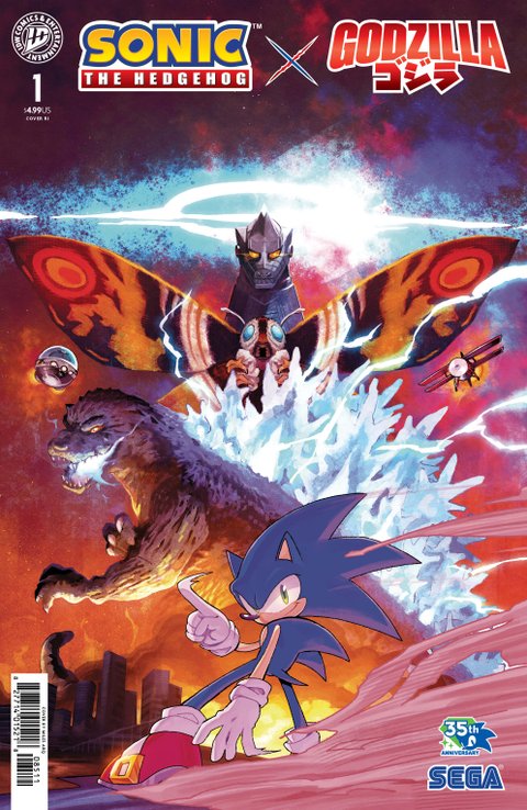Plus qu'un crossover, un séisme : pourquoi vous devez absolument lire ce comics réunissant Sonic et Godzilla