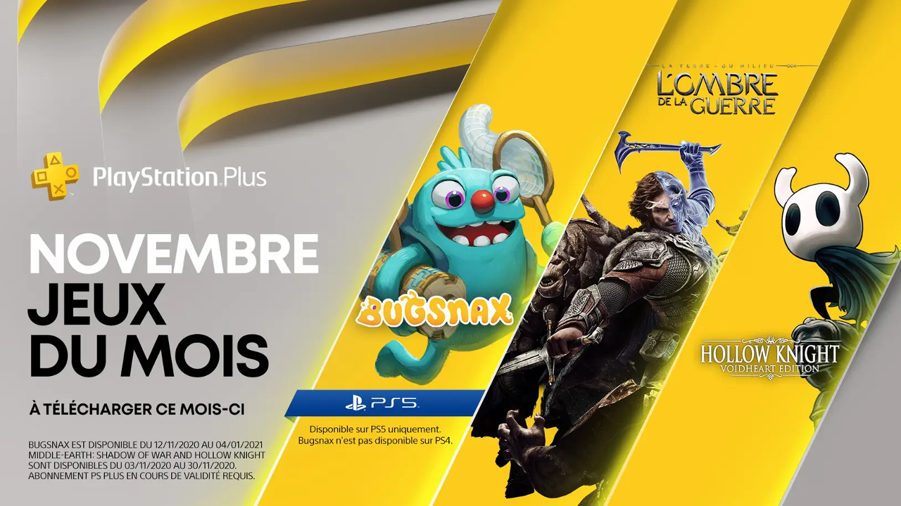 PlayStation Plus: Discover the included PS4 and PS5 games for November 2020