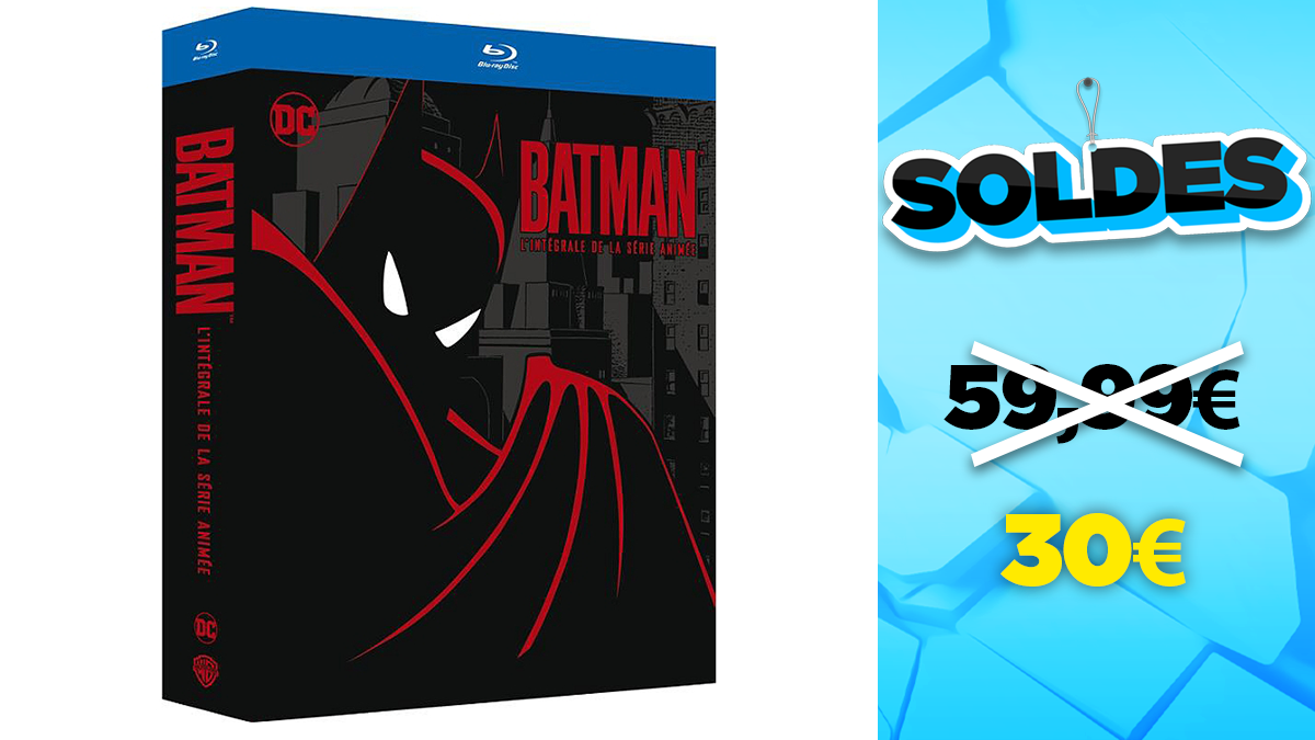 Blu-Ray sales: the complete Batman, the animated series in reduction at -50%
