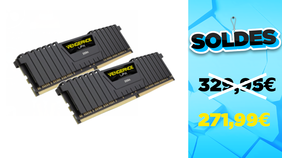 Winter sales 2021: Big reduction for a maximum of RAM (2 x 32 GB)