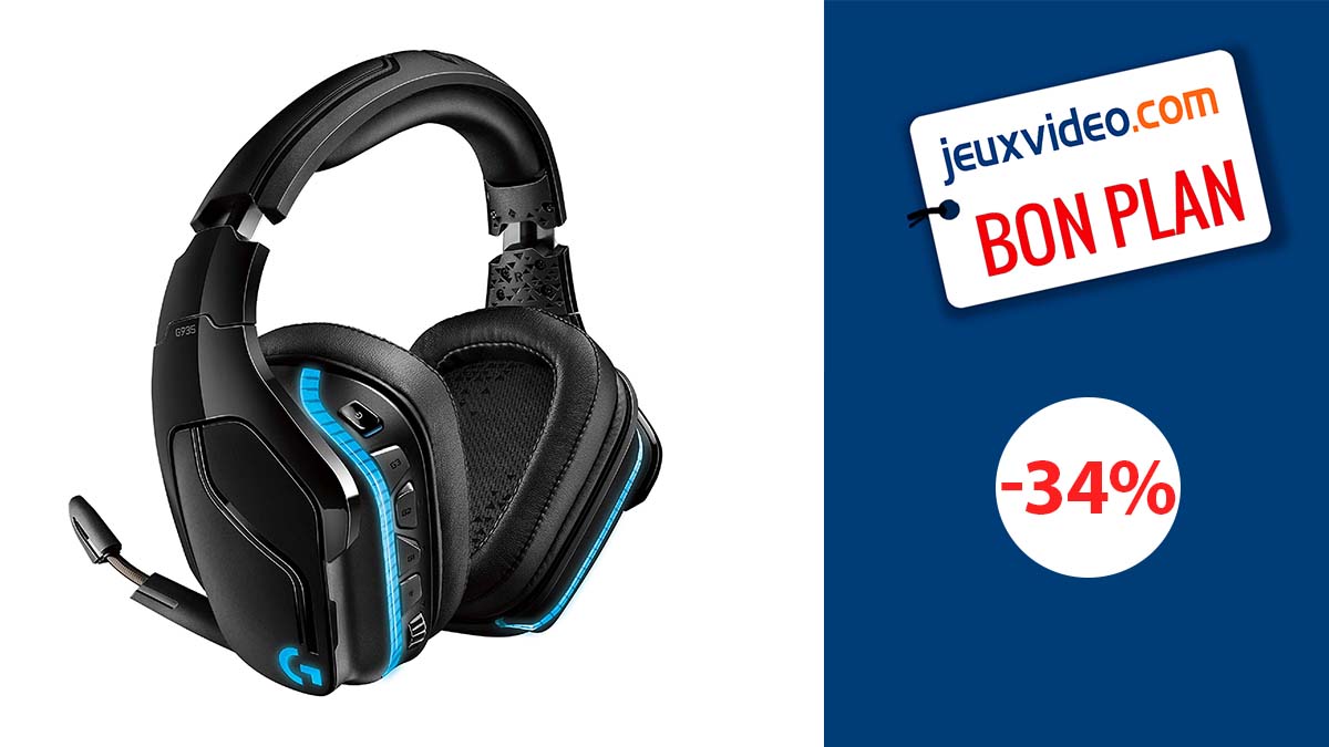 Logitech promo: 34% discount on the G935 gaming headset