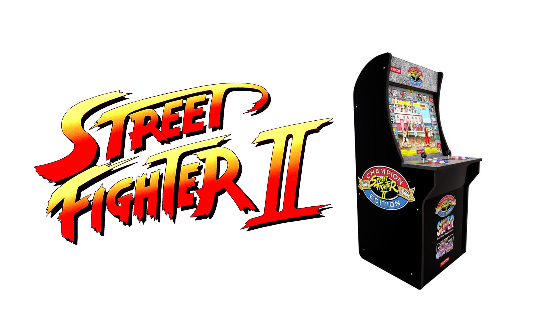 Street Fighter 2: promo on the special 1Up arcade machine