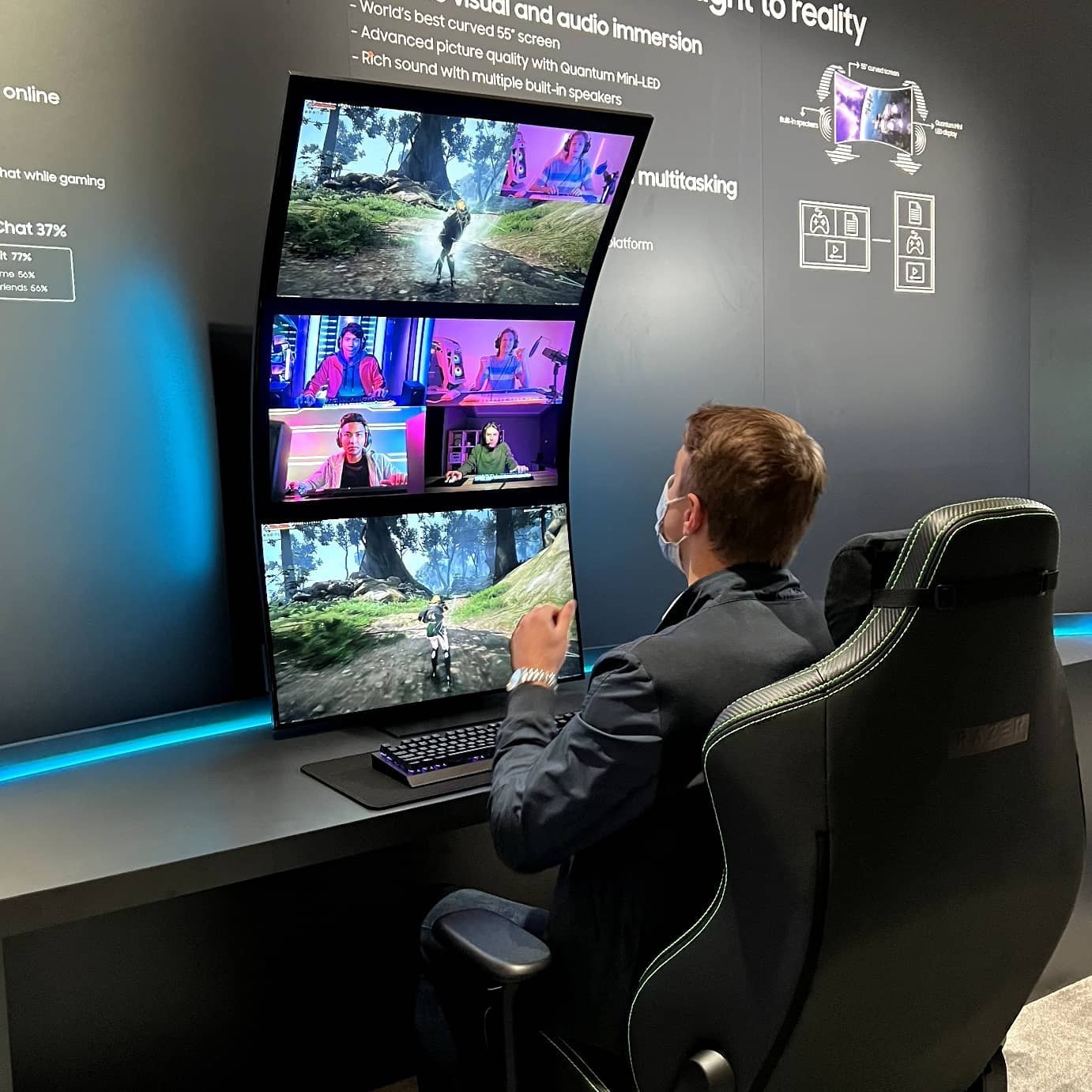 DIY samsung arc odyssey ?? r/Monitors